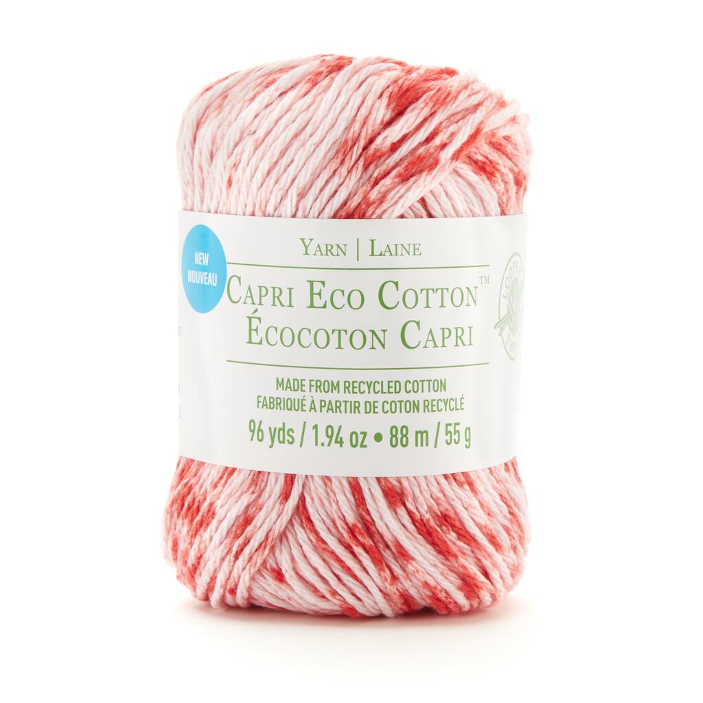Capri Eco Cotton™ Multicolor Yarn by Loops & Threads® Michaels